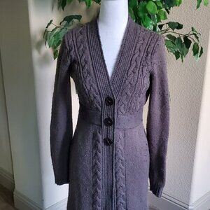 Boden V-Neck Alpaca Blend Midlength Cardigan